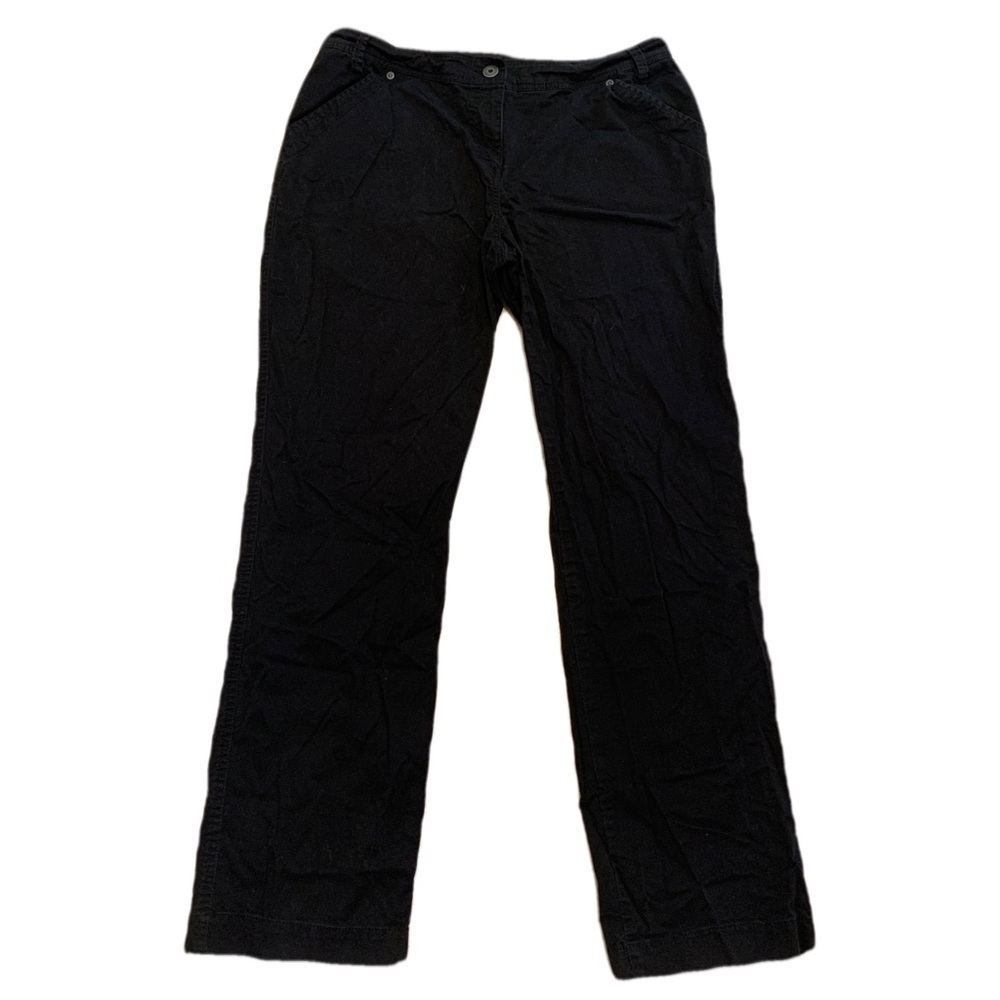 3/$15 Black Casual Pants - Size 16 - Cotton Blend - Made in Bangladesh